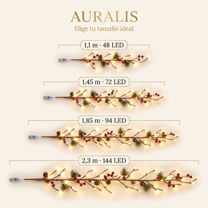 Auralis | Rama de Luces LED Decorativa para Pared
