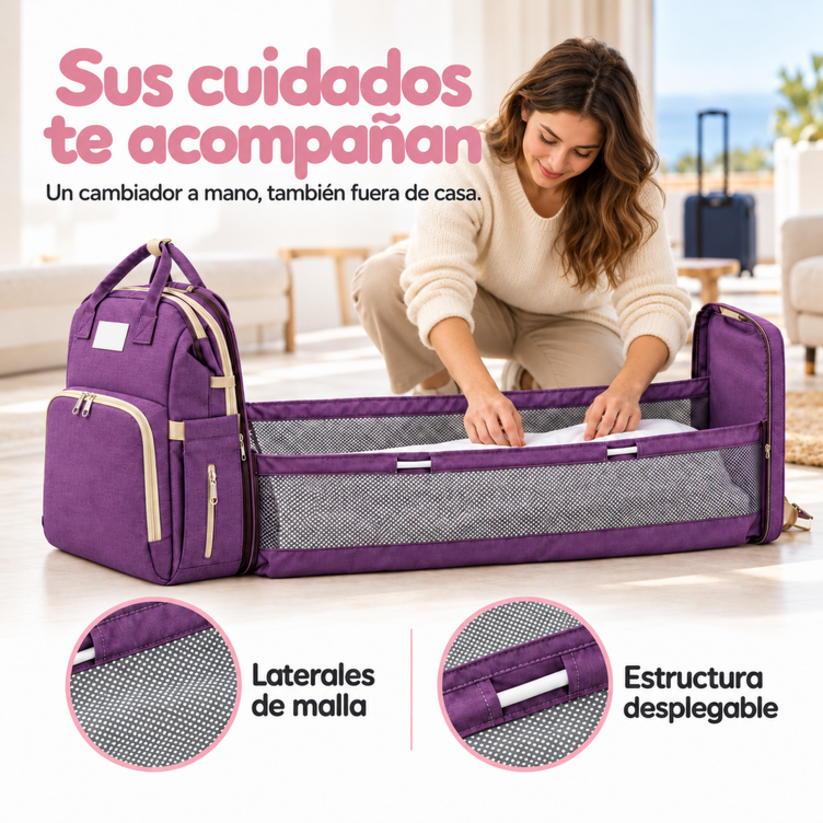 Mimalia | Mochila con cambiador plegable