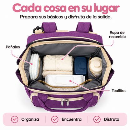 Mimalia | Mochila con cambiador plegable