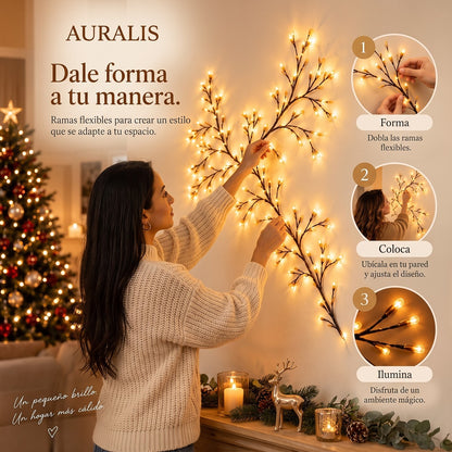 Auralis | Rama de Luces LED Decorativa para Pared